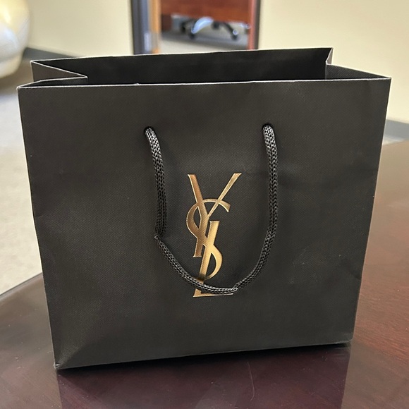 Yves Saint Laurent Paper Bag 6.7X7.7X4 inches - Picture 1 of 3